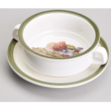 Бульонница с блюдцем "FAMILY HOUSE" 250 мл 15*6 см (кор=16наб.) LEFARD 263-1306