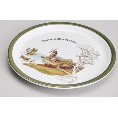 Тарелка закусочная " FAMILY HOUSE" 22 см (мал.уп.=2шт./кор=24шт.) LEFARD 263-1312-1