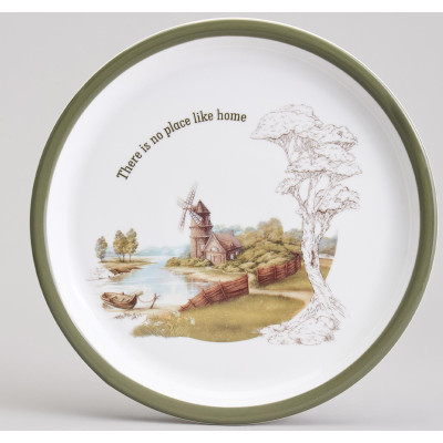 Тарелка закусочная " FAMILY HOUSE" 22 см (мал.уп.=2шт./кор=24шт.) LEFARD 263-1312