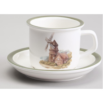 Чайная пара " FAMILY HOUSE" 200 мл (мал.уп.=2наб./кор=24наб.) LEFARD 263-1323