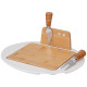 Набор для сыра "NATIVE" 3 пр. на дерев.подставке 28,5*23,5*6,3 см (кор=12шт.) LEFARD 263-1351