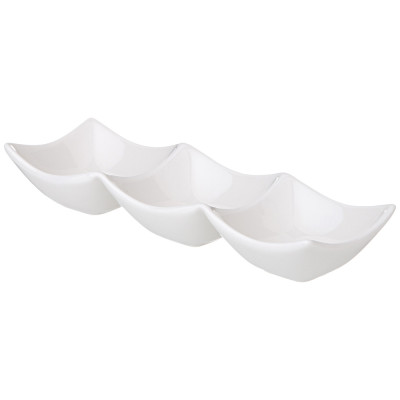 Менажница "NATIVE" 3 секции 22,3*7,6*3,7 см (кор=48шт.) LEFARD 263-1356-1