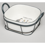 Форма на метал.подставке "FAMILY FARM" 26,5*21*12,5 cm LEFARD 263-1371