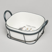 Форма на метал.подставке "FAMILY FARM" 26,5*21*12,5 cm LEFARD 263-1371