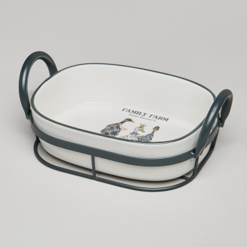 Форма на метал.подставке "FAMILY FARM" 25*15,5*9 cm LEFARD 263-1372