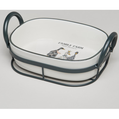 Форма на метал.подставке "FAMILY FARM" 25*15,5*9 cm LEFARD 263-1372