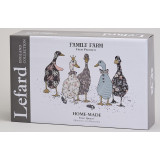 Набор салатников на дерев. подставке "FAMILY FARM" 5 пр. 30*19*6,7 см (кор=8наб.) LEFARD 263-1396