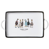 Блюдо с ручками "FAMILY FARM" прямоуг. 35,5*20*4 см (кор=12шт.) LEFARD 263-1406