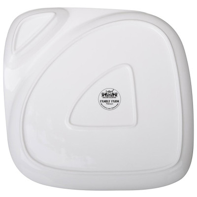 Тарелка обеденная "FAMILY FARM" 2 секции 26*2,5 см (кор=12шт.) LEFARD 263-1418-1