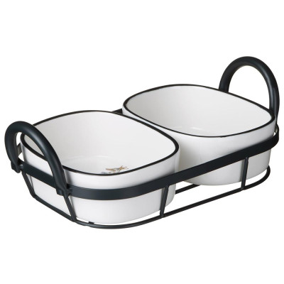 Набор форм на метал.подставке "FAMILY FARM" 2 шт. 28,5*16*8,5 cm LEFARD 263-1422-2