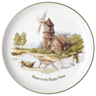 Тарелка закусочная "FAMILY HOUSE" 20,5 см (кор=36шт.) LEFARD 263-1425