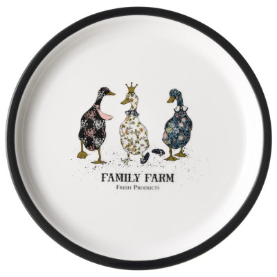 Тарелка закусочная "FAMILY FARM" 22 см (кор=24шт.) LEFARD 263-1436