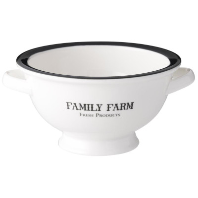 Салатник с ручками "FAMILY FARM" 300 мл 14*12*6,5 см (кор=32шт.) LEFARD 263-1444-1