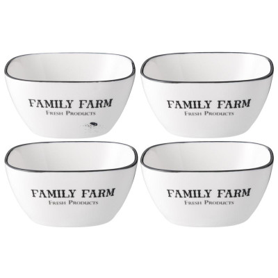 Набор соусников "FAMILY FARM" 4 шт. 30*19*6,7 см 160 мл (кор=8наб.) LEFARD 263-1448-1