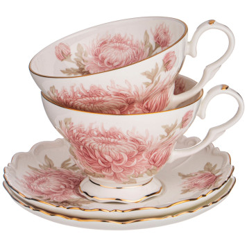 Чайный набор "АСТРА" на 6 персон 12 пр. 300 мл (кор=2наб.) LEFARD 264-1002-5