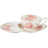 Чайный набор "АСТРА" на 1 пер. 2 пр. 300 мл (кор=12наб.) LEFARD 264-1020