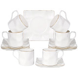 Чайный набор "РАФФЛ ГОЛД" на 6 пер. 12 пр. 220 мл (кор=8наб.) LEFARD 264-1160