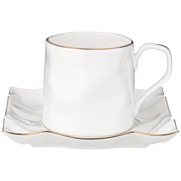 Чайный набор "РАФФЛ ГОЛД" на 6 пер. 12 пр. 220 мл (кор=8наб.) LEFARD 264-1160-1