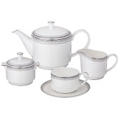 Чайный сервиз "ГРЭЙ" на 6 пер. 15 пр. (кор=2наб.) LEFARD 264-1162
