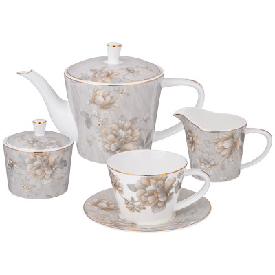 Чайный сервиз " ОЧАРОВАНИЕ" на 6 пер. 15 пр. (кор=2наб.) LEFARD 264-1166