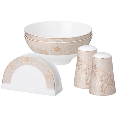 Сервиз обеденный "ЗОЛОТЫЕ УЗОРЫ" на 6 пер. 26 пр. (кор=2наб.) LEFARD 264-1172-8