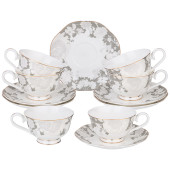 Чайный набор "НЕЖНОСТЬ" на 6 пер. 12 пр. 250 мл (кор=6наб.) LEFARD 264-1175