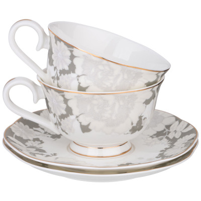 Чайный набор "НЕЖНОСТЬ" на 6 пер. 12 пр. 250 мл (кор=6наб.) LEFARD 264-1175-4