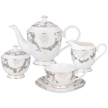 Чайный сервиз "НЕЖНОСТЬ" на 6 пер. 15 пр. (кор=2наб.) LEFARD 264-1176