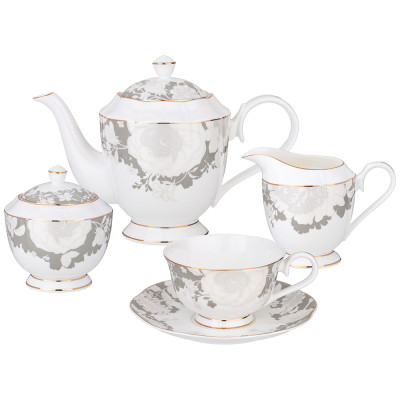 Чайный сервиз "НЕЖНОСТЬ" на 6 пер. 15 пр. (кор=2наб.) LEFARD 264-1176