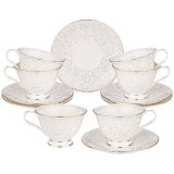 Чайный набор "ВИВЬЕН" на 6 пер. 12пр. 200 мл (кор=6наб.) LEFARD 264-201