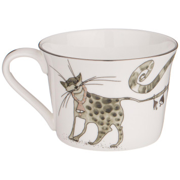 Чайный набор "КОТИКИ" на 6 пер. 12 пр. 200 мл (кор=6наб.) LEFARD 264-296-2