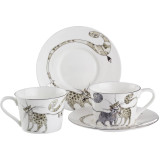 Чайный набор "КОТИКИ" на 2 пер. 4 пр. 200 мл (кор=12набор.) LEFARD 264-400