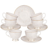 Чайный набор "ВИВЬЕН" на 6 пер. 12 пр. 250 мл (кор=6наб.) LEFARD 264-505