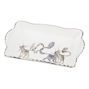 Блюдо "КОТИКИ" 21*12*3 см (кор=36шт.) LEFARD 264-530