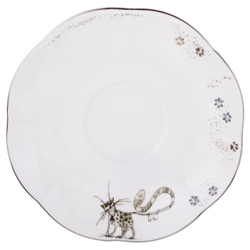 Чайный сервиз на 6 персон 15 пр. "КОТИКИ" 1000/600/300/250 мл (кор=2набор.) LEFARD 264-864-3