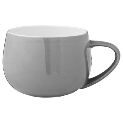 Кружка 7,5 см 400 мл серая (кор=48шт.) LEFARD 264-953
