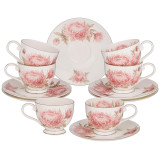 Чайный набор "АСТРА" на 6 пер. 12 пр. 250 мл (кор=8наб.) LEFARD 264-999