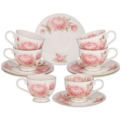 Чайный набор "АСТРА" на 6 пер. 12 пр. 250 мл (кор=8наб.) LEFARD 264-999