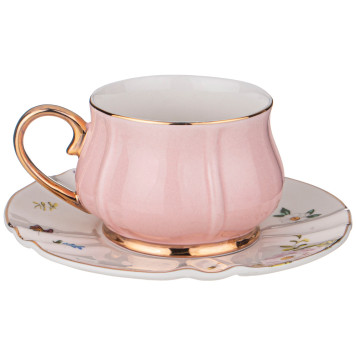 Чайный набор "ПИНК" на 6 пер. 12 пр. 200 мл (кор=6наб.) LEFARD 275-1078-2