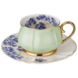 Чайная пара "ВРЕМЕНА ГОДА" 200 мл мятная (кор=24набор.) LEFARD 275-1079