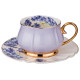 Чайная пара "ВРЕМЕНА ГОДА" 200 мл фиолетовая (кор=24набор.) LEFARD 275-1080