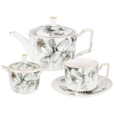 Чайный сервиз "РАЙСКИЕ ЯБЛОЧКИ" 14 предметов (кор=3наб.) LEFARD 275-1143