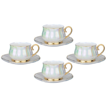 Чайный набор "PEARL" на 4 пер. 8 пр. 200 мл (кор=8наб.) LEFARD 275-1173