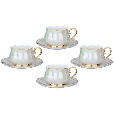 Чайный набор "PEARL" на 4 пер. 8 пр. 200 мл (кор=8наб.) LEFARD 275-1173