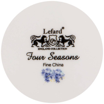 Чайный набор "ВРЕМЕНА ГОДА" на 2 пер. 4 пр. 200 мл фиолетовый и мятный (кор=12наб.) LEFARD 275-1178-3