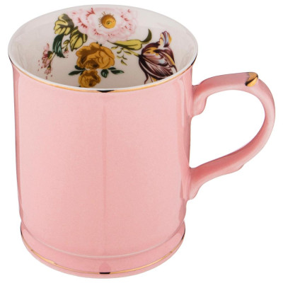 Кружка "ВРЕМЕНА ГОДА" 420 мл розовая (кор=48шт.) LEFARD 275-1183-1