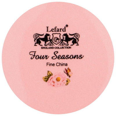 Кружка "ВРЕМЕНА ГОДА" 420 мл розовая (кор=48шт.) LEFARD 275-1183-2