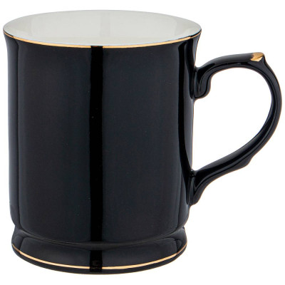 Кружка "PEARL" 400 мл черная (кор=48шт.) LEFARD 275-1197