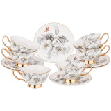 Чайный набор "РАЙСКИЕ ЯБЛОЧКИ" на 6 пер. 12 пр. 200 мл (кор=6наб.) LEFARD 275-1222