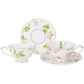 Чайный набор "ROSE VALLEY" на 2 пер. 4 пр. 270 мл (кор=12наб.) LEFARD 275-1252